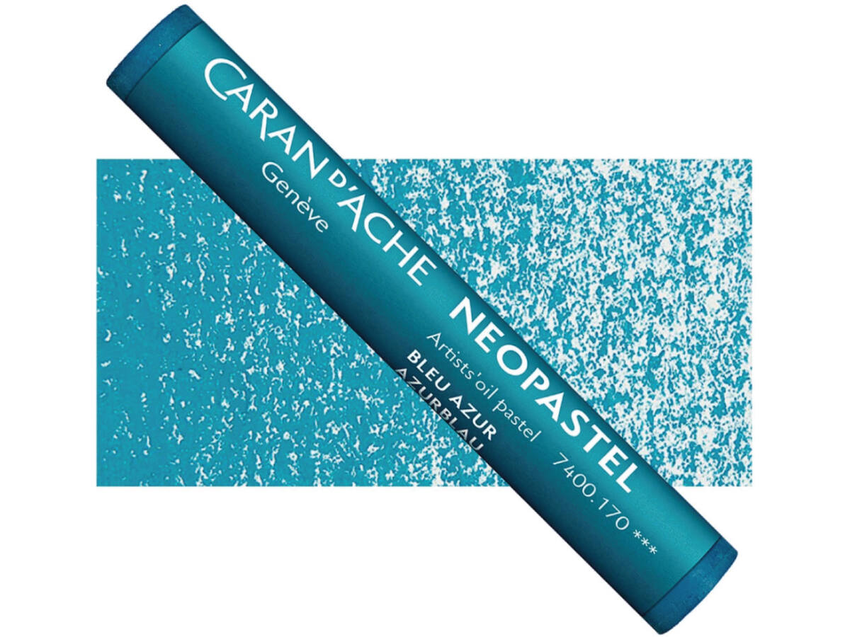 CARAN D'ACHE NEOPASTEL 170 AZUR BLAU 1
