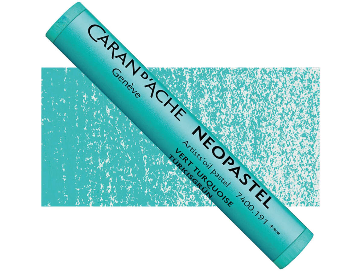 CARAN D'ACHE NEOPASTEL 191 TURQUOISEGRUN 1