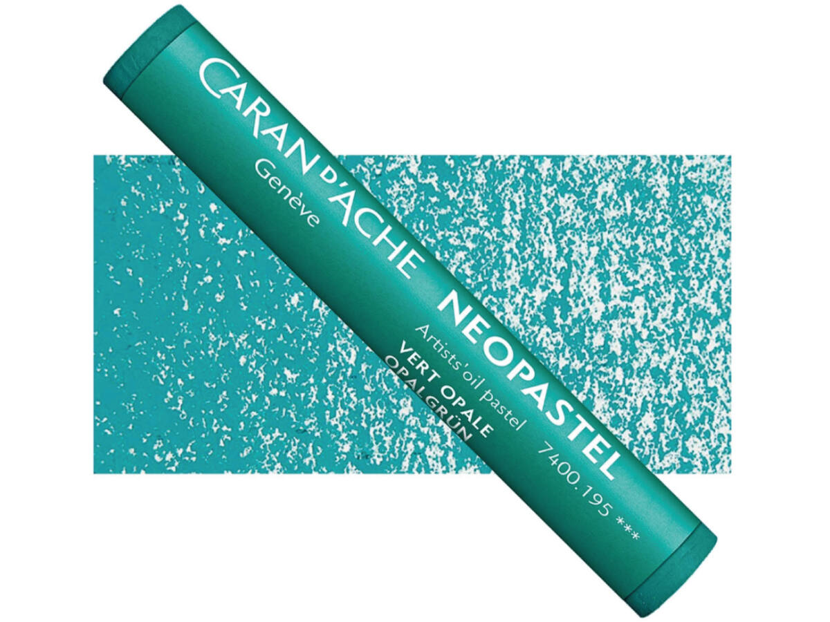 CARAN D'ACHE NEOPASTEL 195 OPALINE GRUN 1