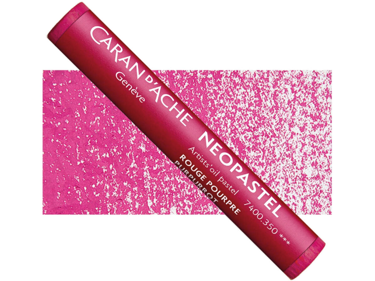 CARAN D'ACHE NEOPASTEL 350 PURPLISH ROT 1