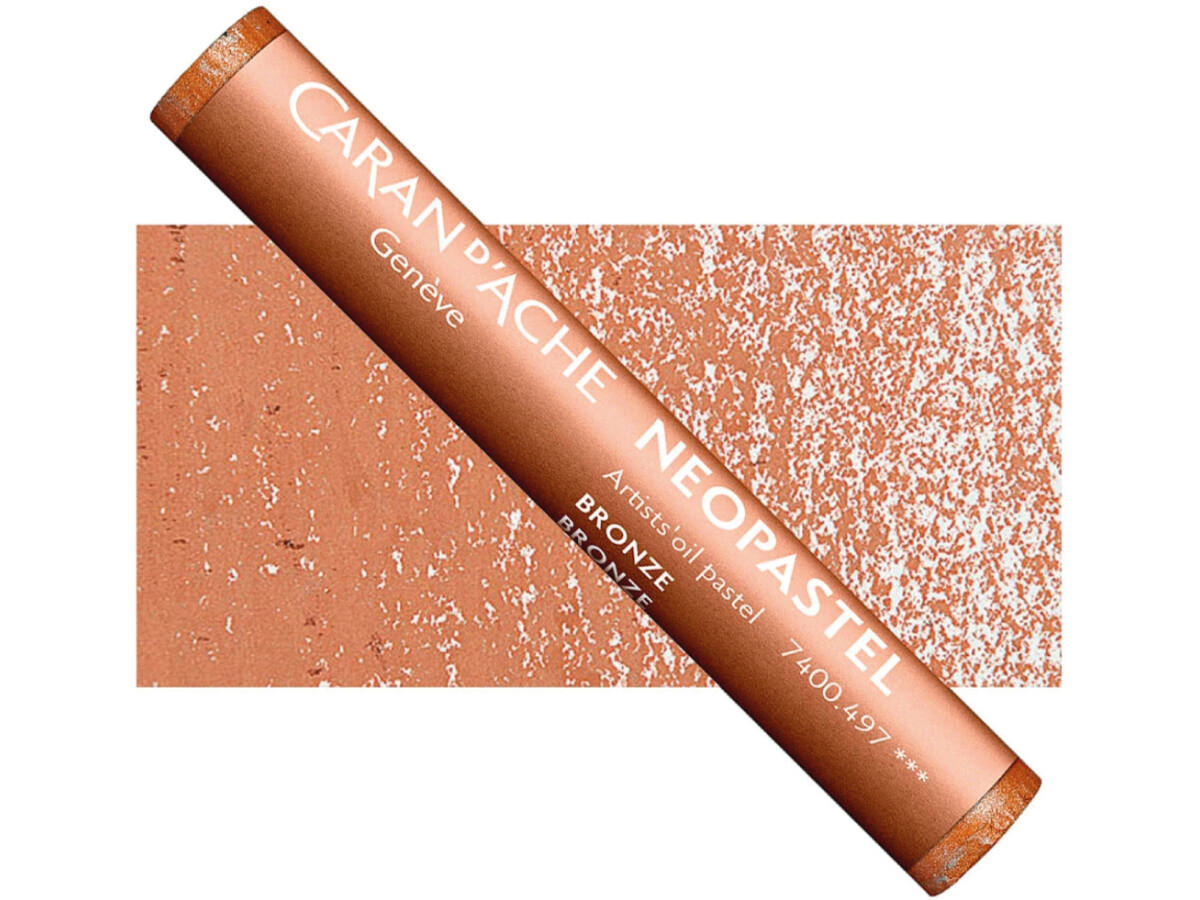 CARAN D'ACHE NEOPASTEL 497 BRONZE 1
