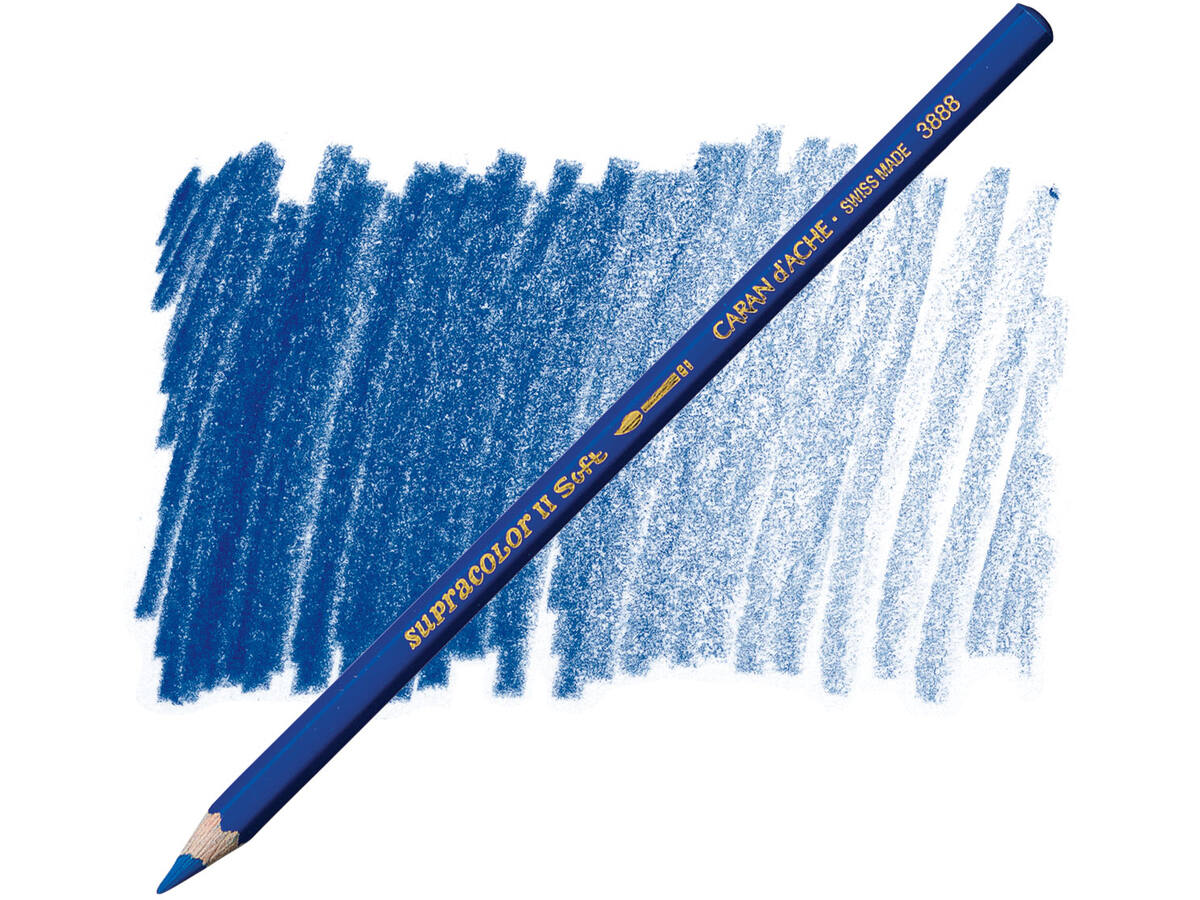 CARAN D'ACHE SUPRACOLOR 150 AQUARELLSTIFT SAFFBLAU 1