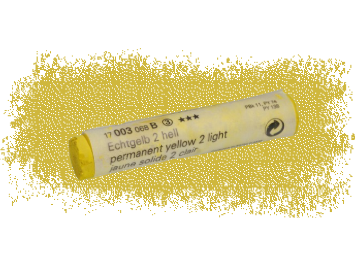 SCHMINCKE WEICHE KÜNSTLER PASTELLFARBE ECHTGELB 2 HELL 003B 1