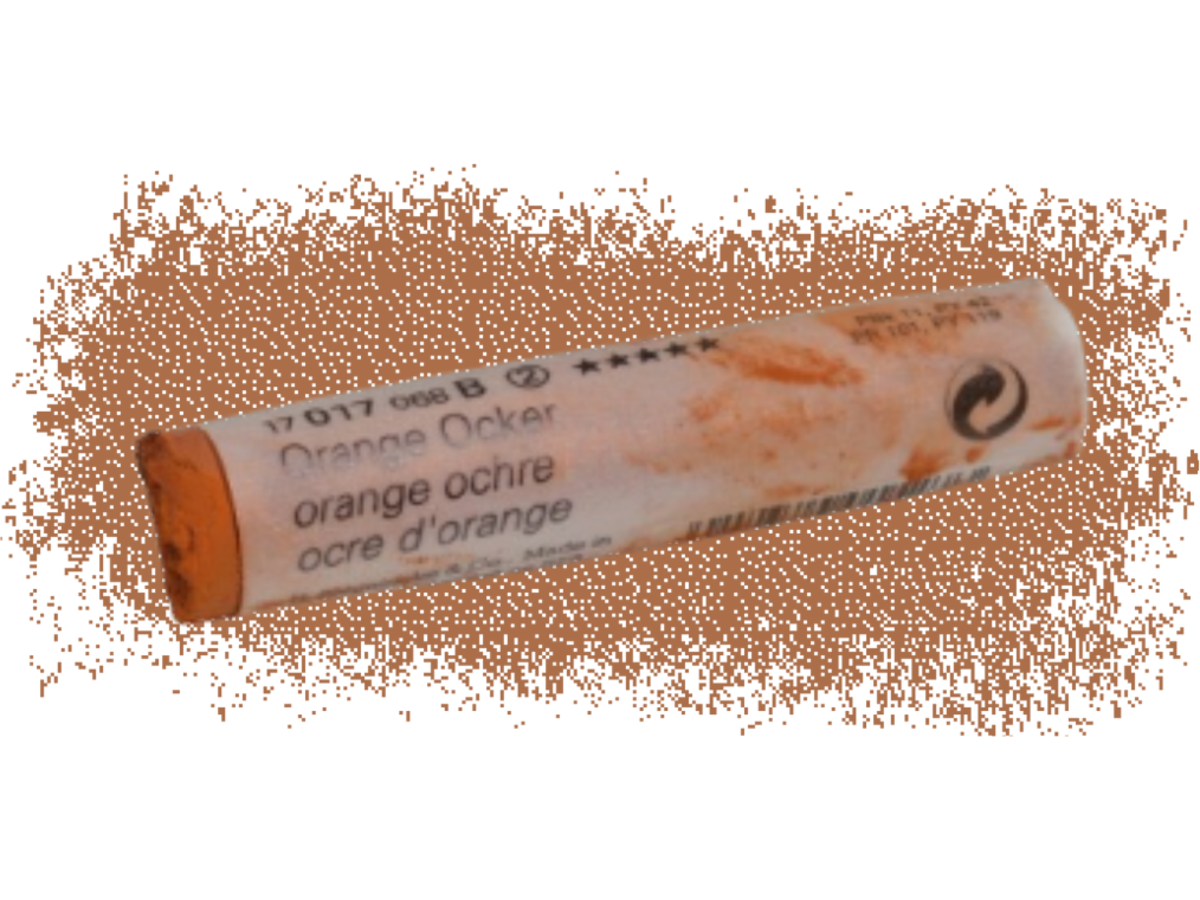 SCHMINCKE WEICHE KÜNSTLER PASTELLFARBE ORANGE OCKER 017B 1