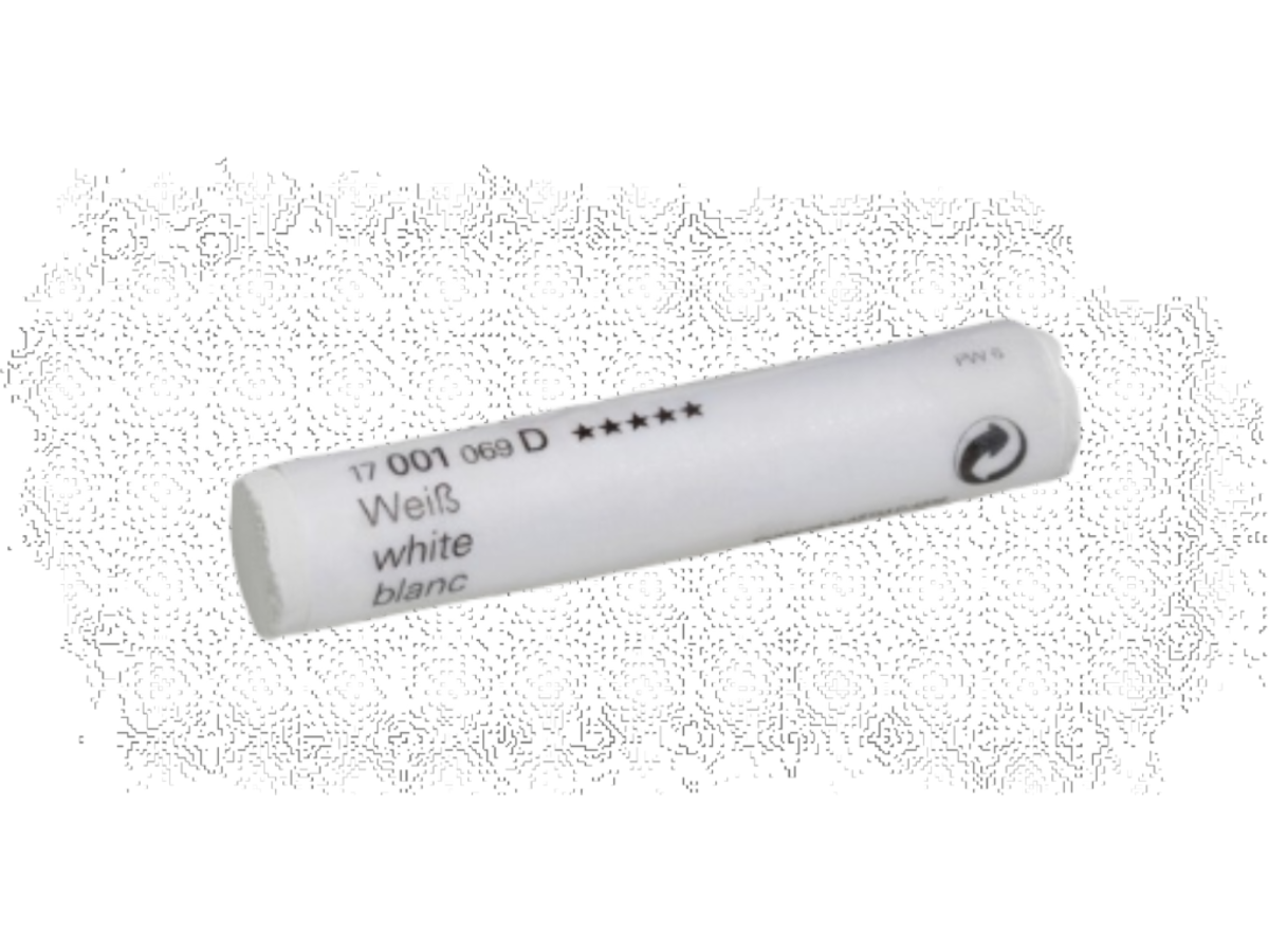SCHMINCKE WEICHE KÜNSTLER PASTELLFARBE WEISS 001D 1