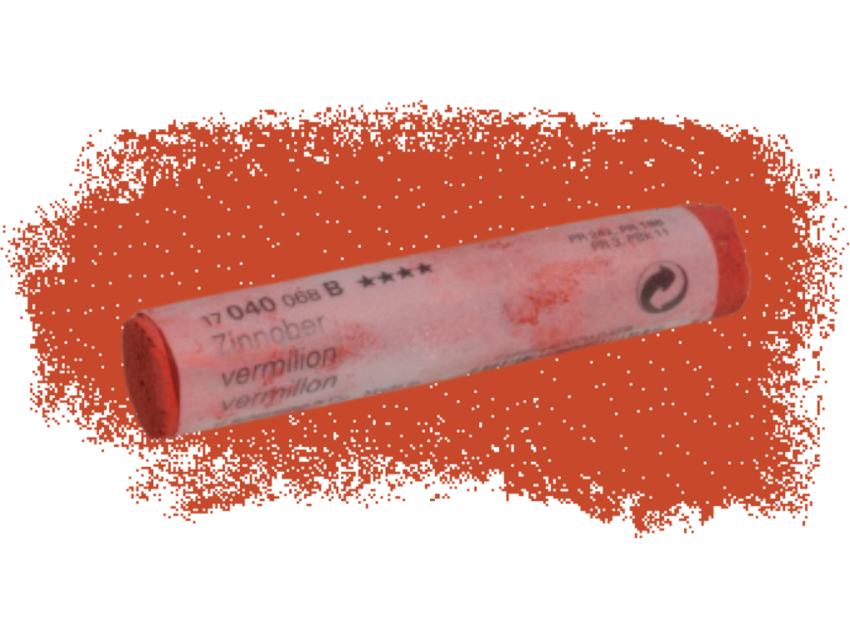SCHMINCKE WEICHE KÜNSTLER PASTELLFARBE VERMILLION 040B 1