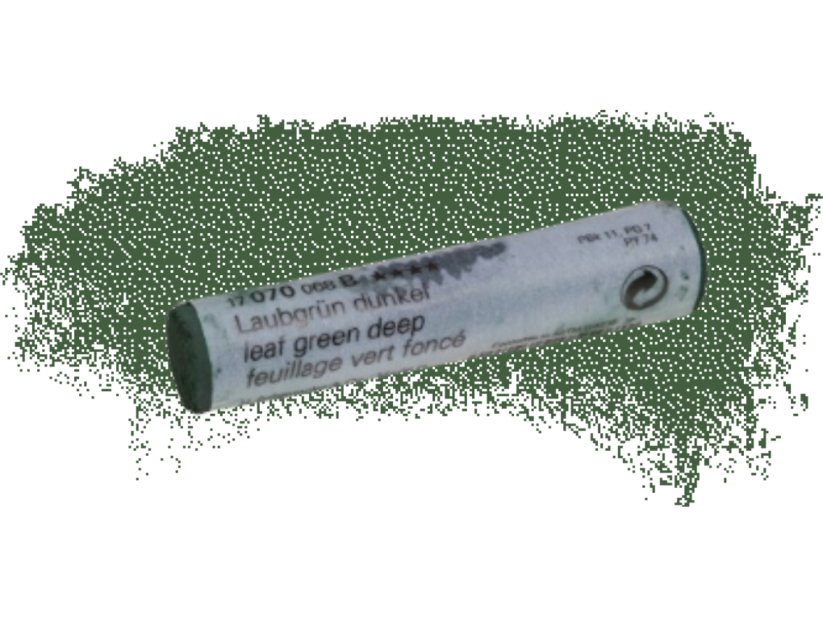 SCHMINCKE WEICHE KÜNSTLER PASTELLFARBE LAUBGRÜN DUNKEL 070B 1