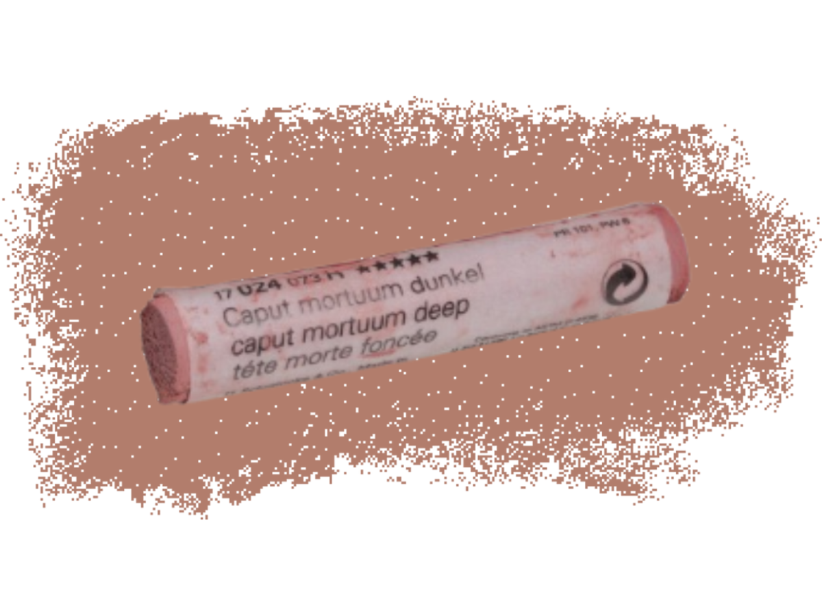 SCHMINCKE WEICHE KÜNSTLER PASTELLFARBE CAPUT MORTUUM DUNKEL 024H 1