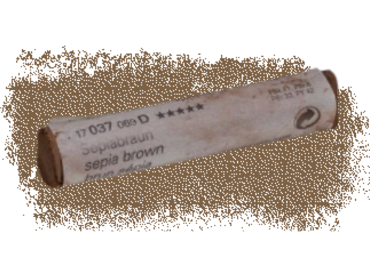 SCHMINCKE WEICHE KÜNSTLER PASTELLFARBE SEPIABRAUN 037D 1
