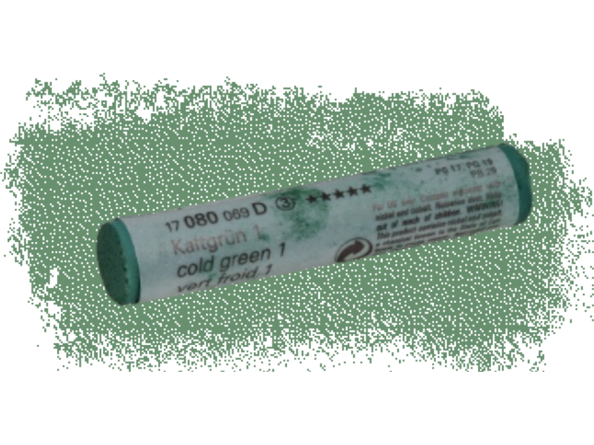 SCHMINCKE WEICHE KÜNSTLER PASTELLFARBE KALTGRÜN 1 080D 1