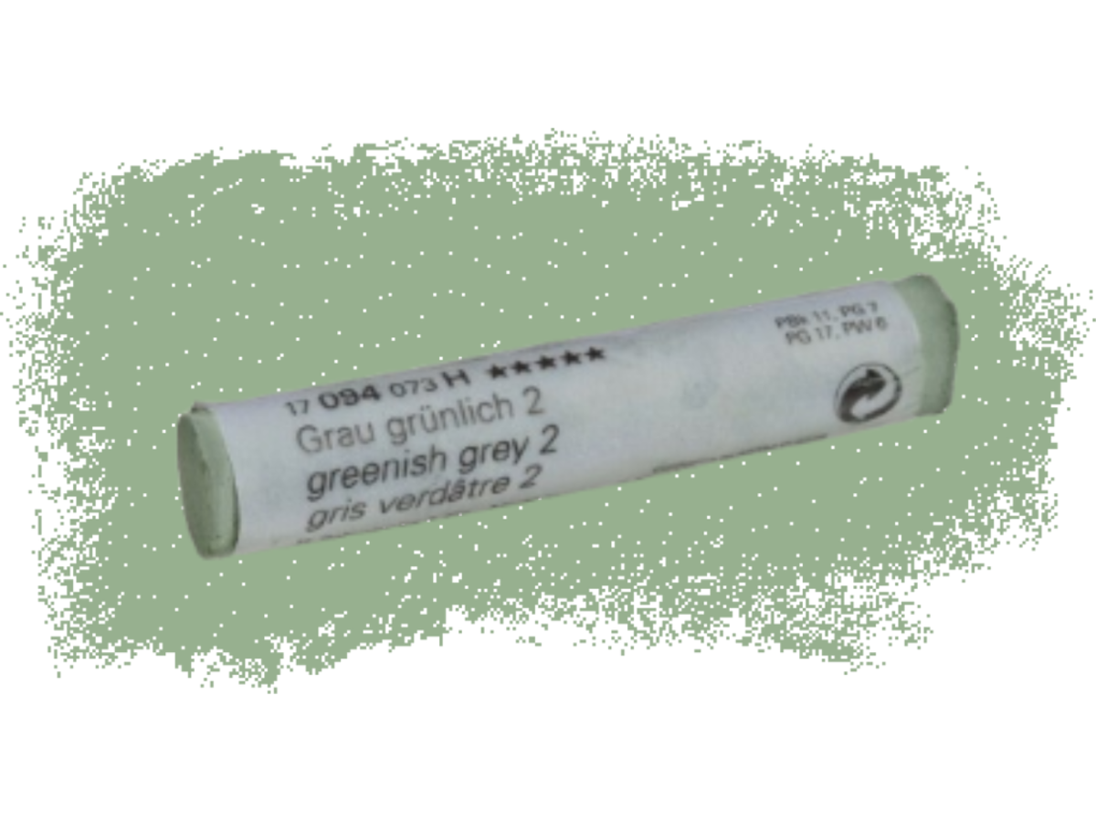 SCHMINCKE WEICHE KÜNSTLER PASTELLFARBE GRAU GRÜNLICH 2 093H 1