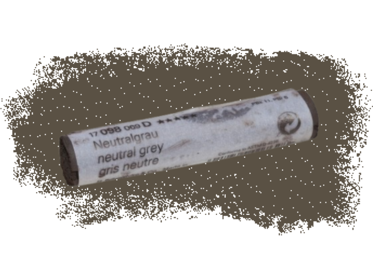 SCHMINCKE WEICHE KÜNSTLER PASTELLFARBE NEUTRALGRAU 098D 1