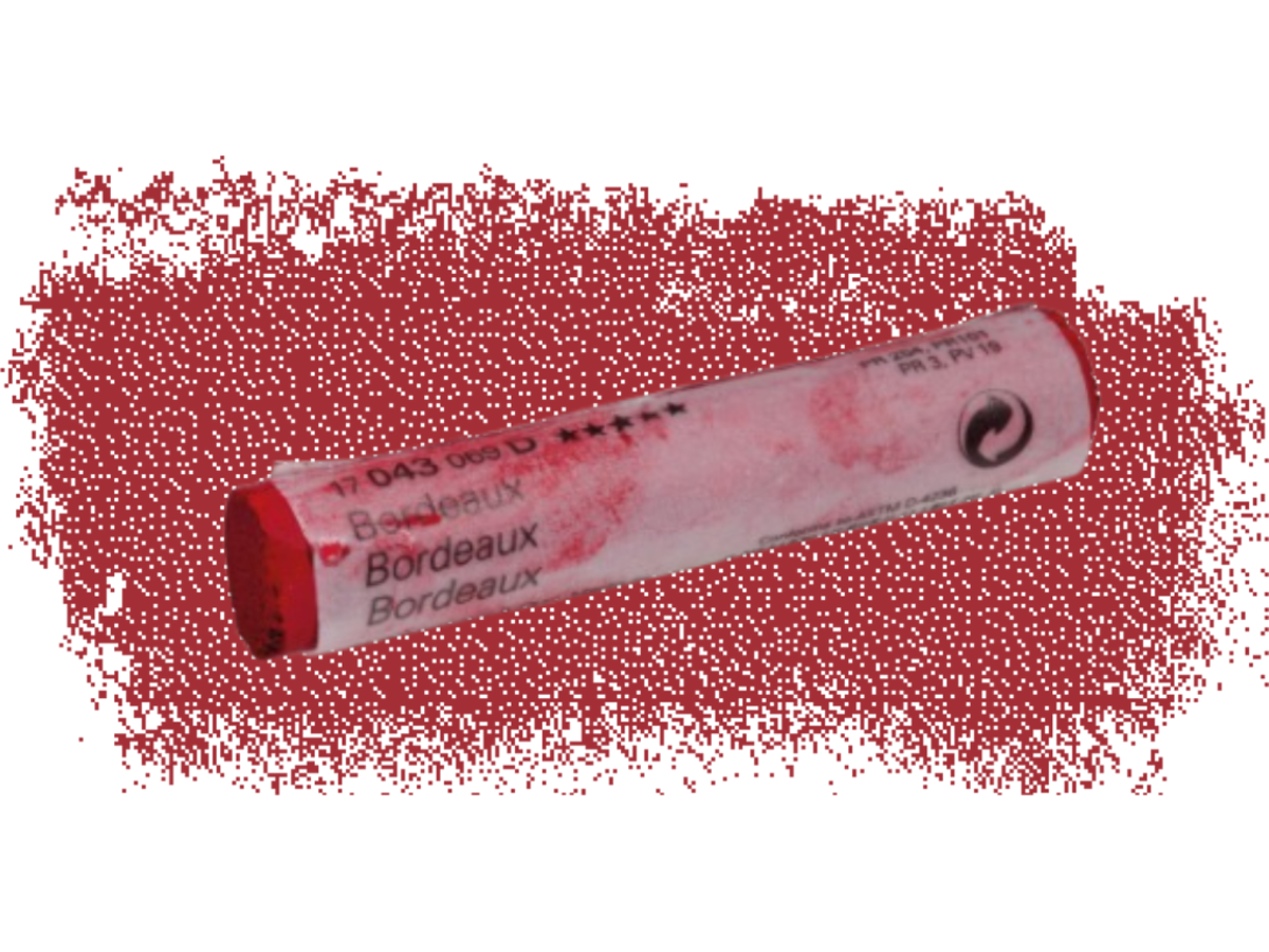 SCHMINCKE WEICHE KÜNSTLER PASTELLFARBE BORDEAUX 043D 1