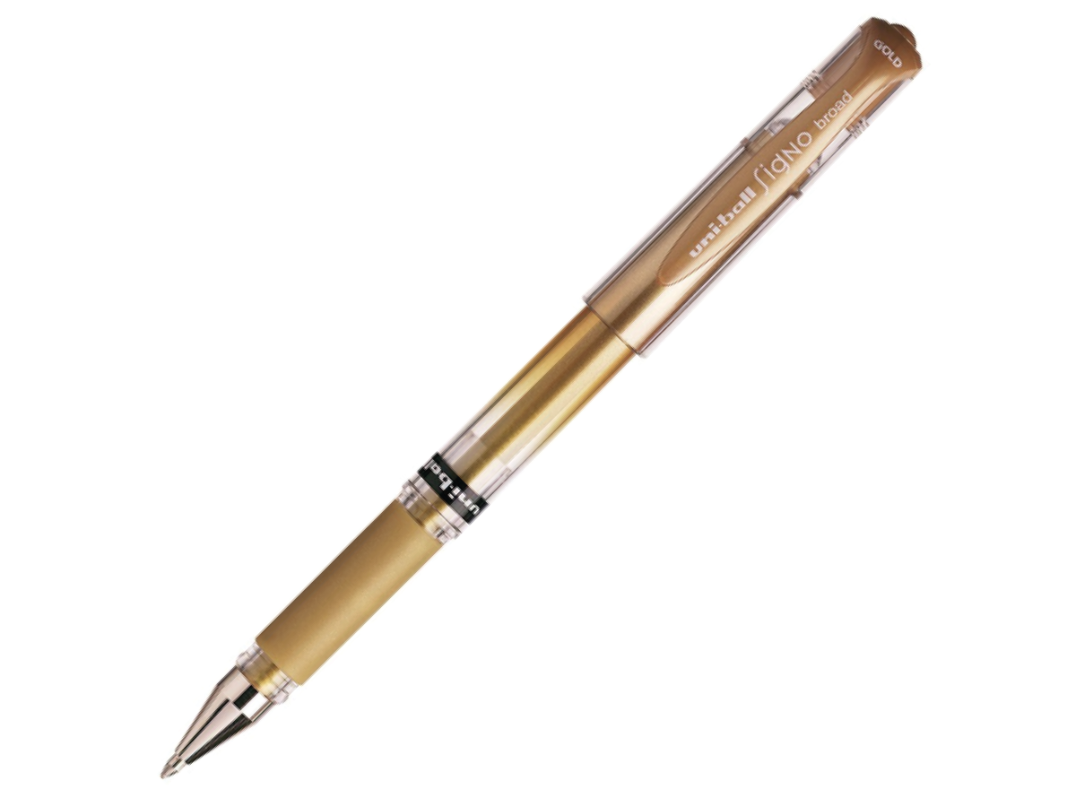 UNI-BALL SIGNO GELPEN METALLIC GOLD 1