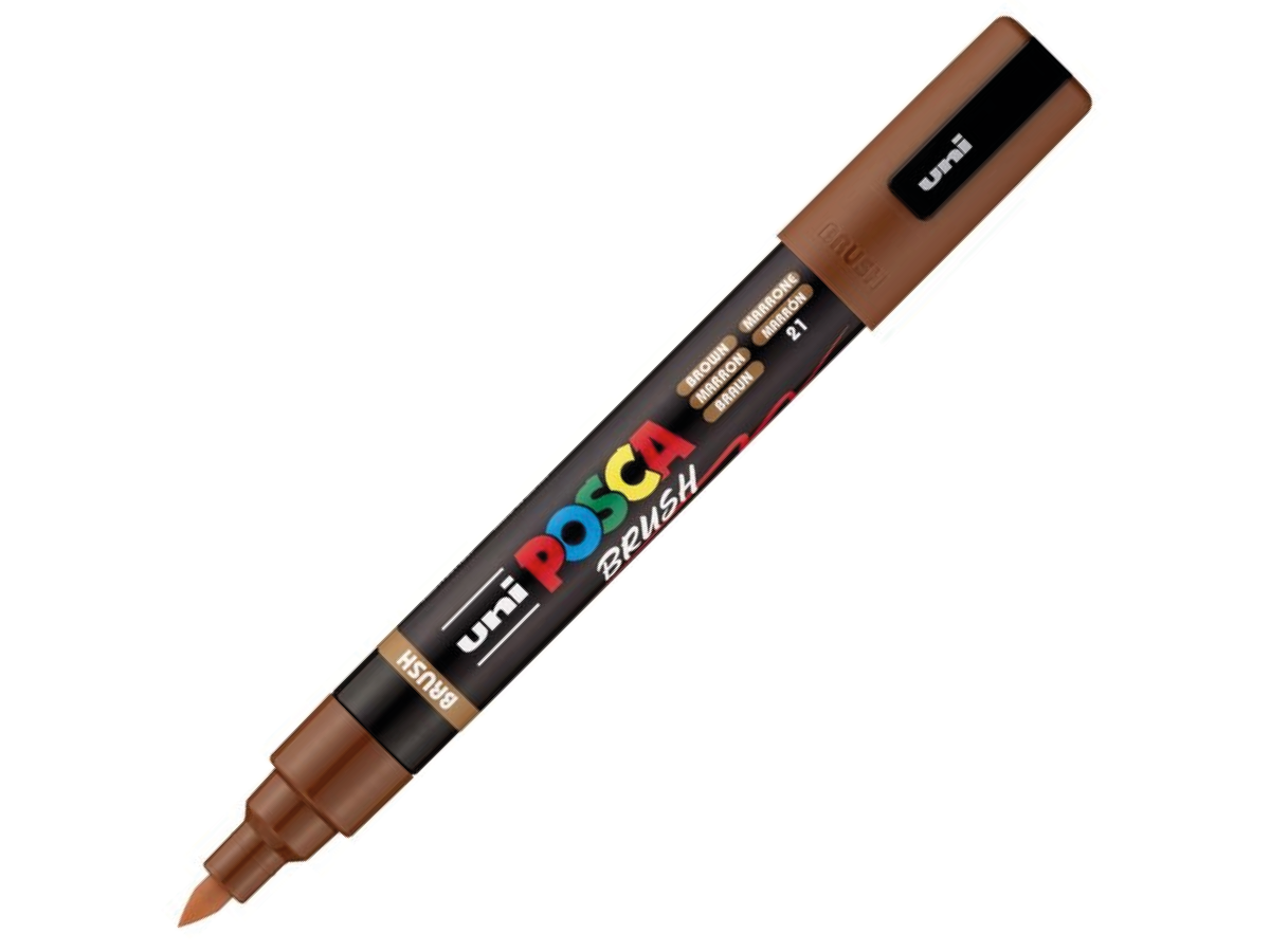 UNI POSCA MARKER PC5BR KASTANIENBRAUN 1