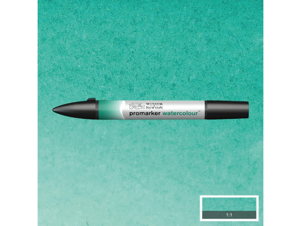 WINSOR & NEWTON PROMARKER WATERCOLOUR 522 PHTHALO GREEN 1