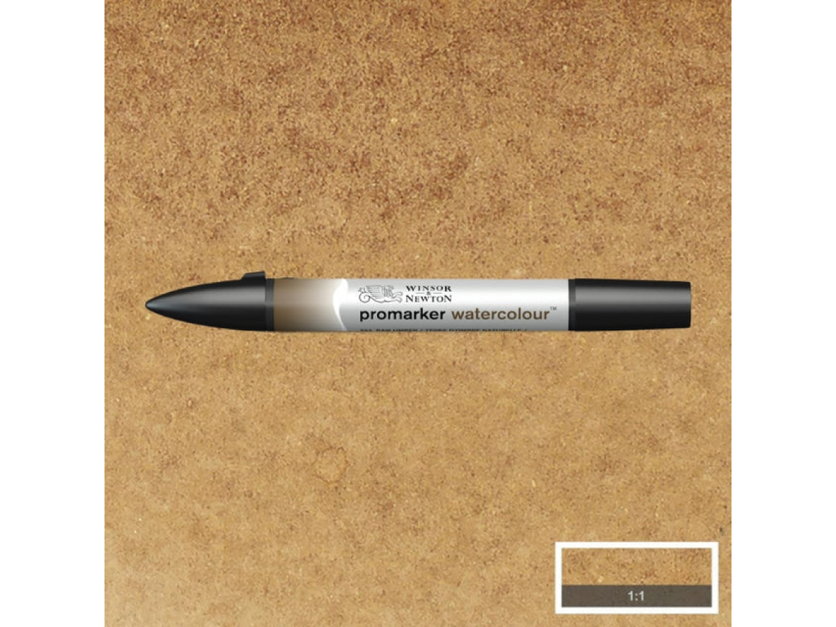 WINSOR & NEWTON PROMARKER WATERCOLOUR 554 RAW UMBER 1