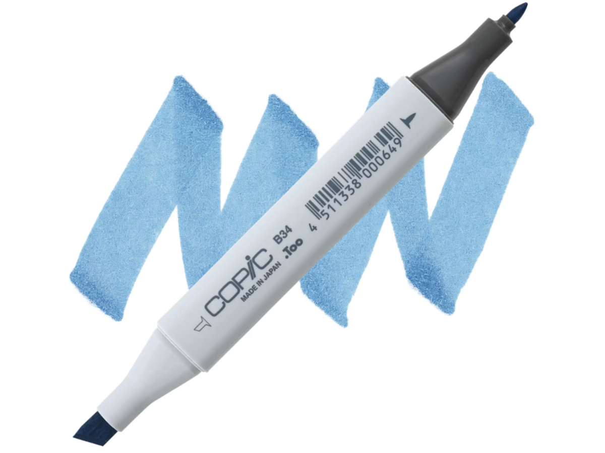 COPIC CLASSIC MARKER B34 MANGANESE BLUE 1