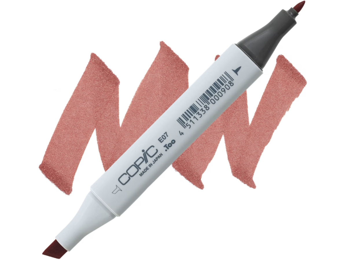 COPIC CLASSIC MARKER E07 LIGHT MAHOGANY 1