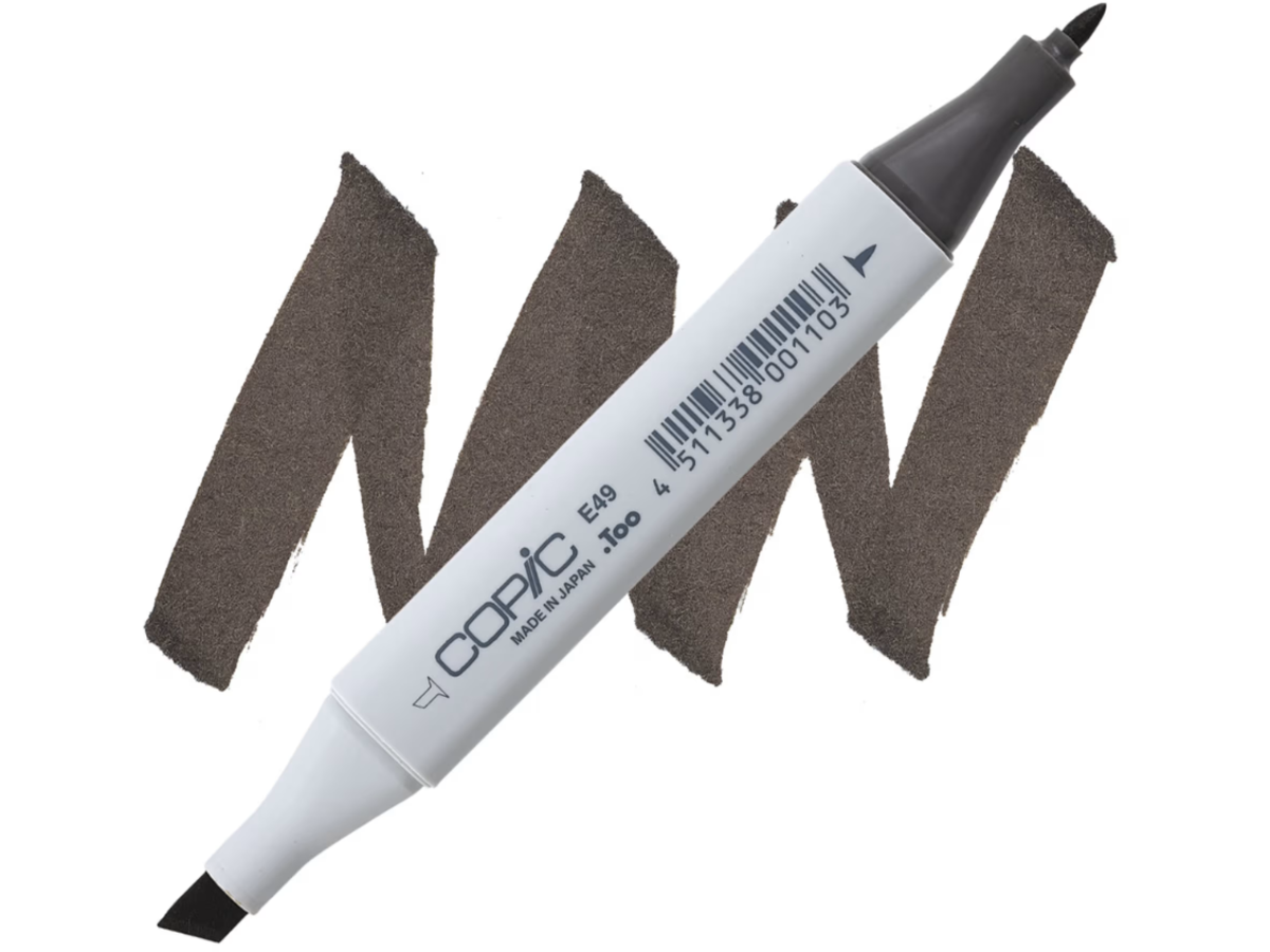 COPIC MARKER E49 DARK BARK 1