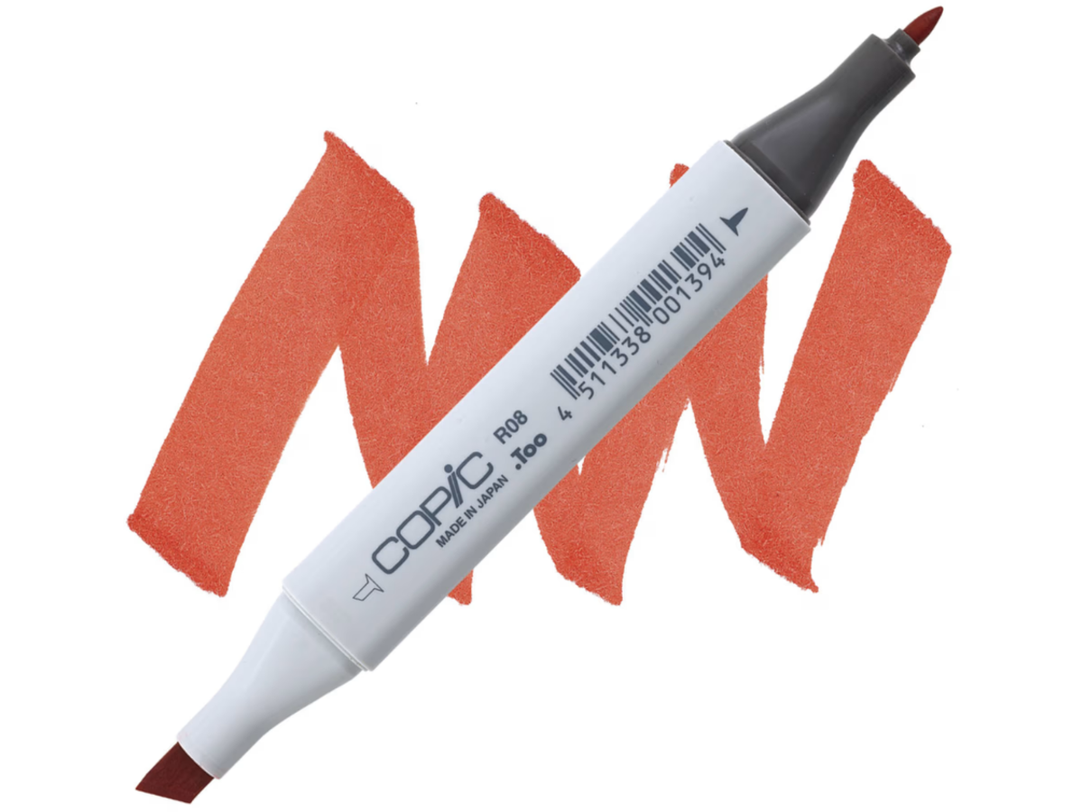 COPIC MARKER R08 VERMILION 1
