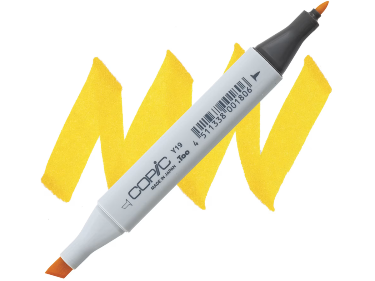COPIC CLASSIC MARKER Y19 NAPOLI YELLOW 1