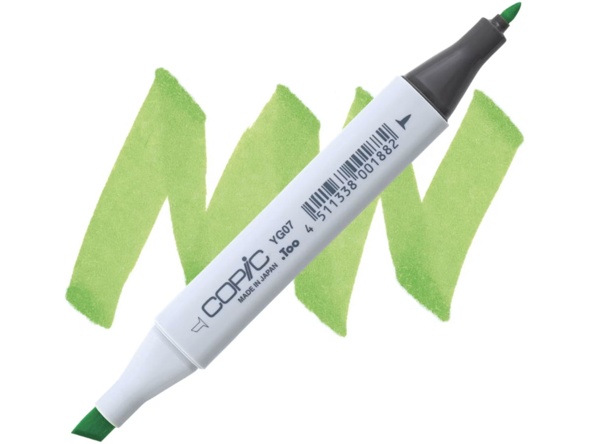 COPIC MARKER YG07 ACID GREEN 1