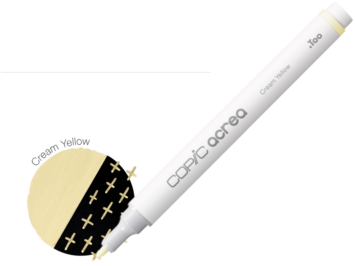 COPIC ACREA MARKER CREAM YELLOW 1