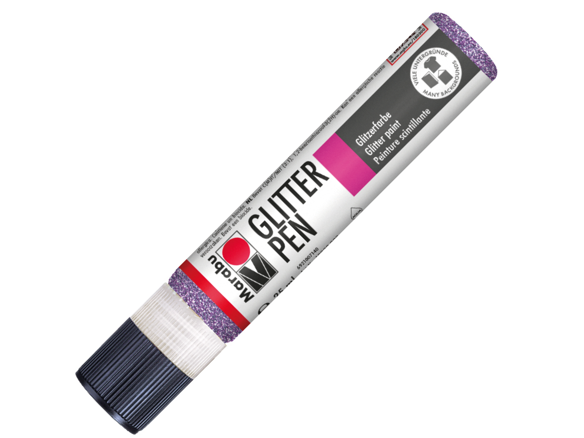 MARABU GLITTER LINER 25ML 507 GLITTER-LAVENDEL 1