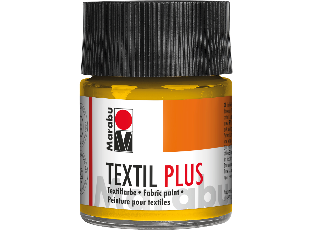 MARABU TEXTIL PLUS 50ML 021 MITTELGELB 1
