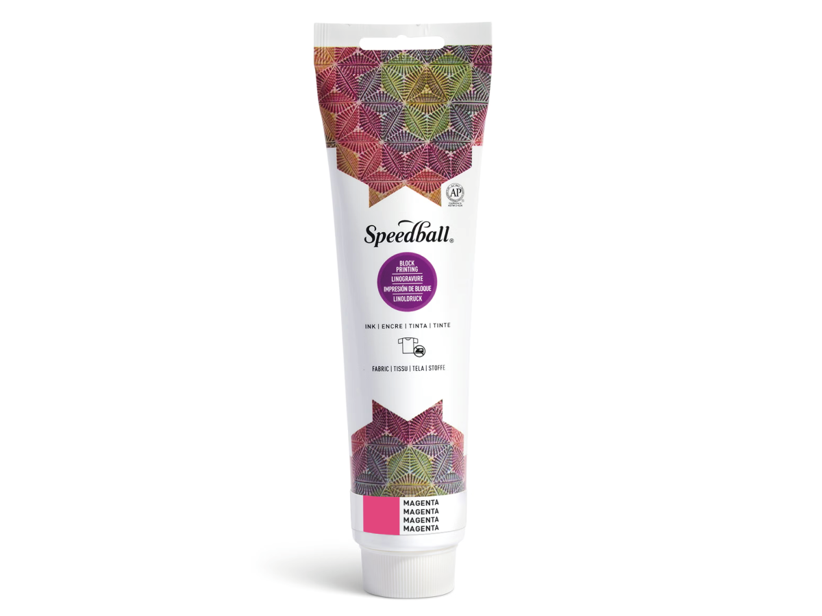 SPEEDBALL FABRIC BLOCKPRINTING INK 148ML MAGENTA 1