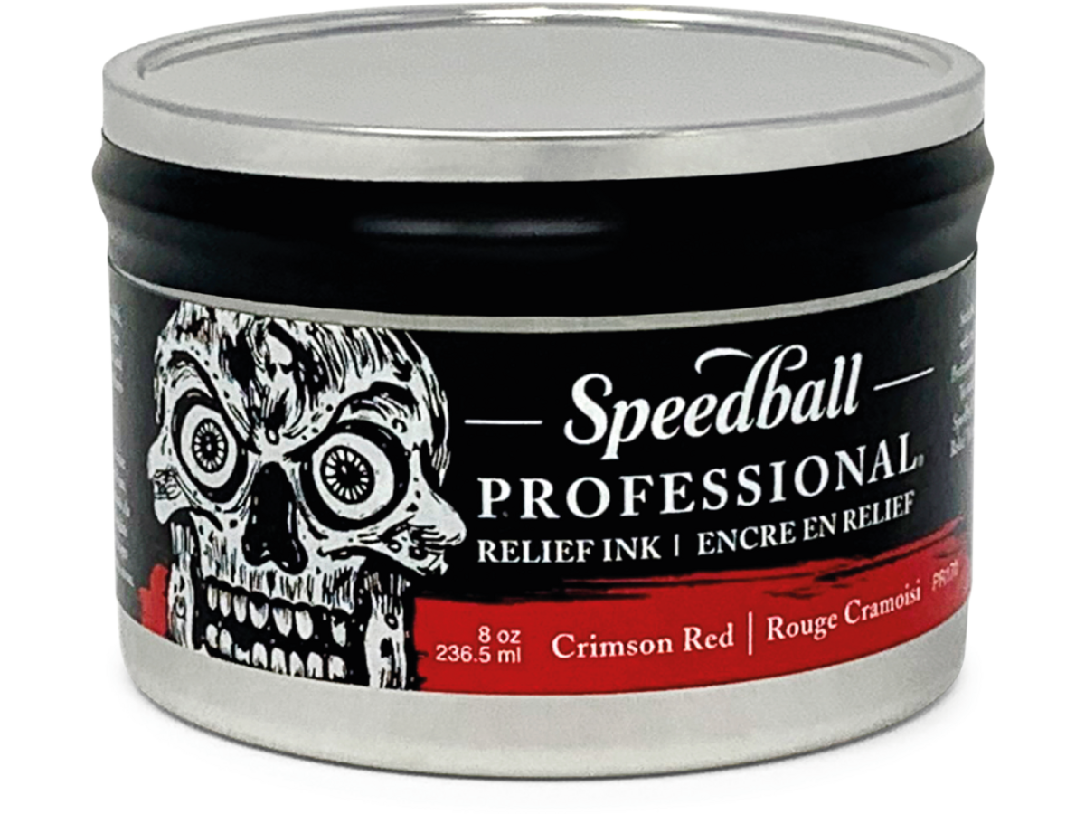 SPEEDBALL PROFESSIONAL RELIEF INK  236ML SERIE 3 KARMINROT 1