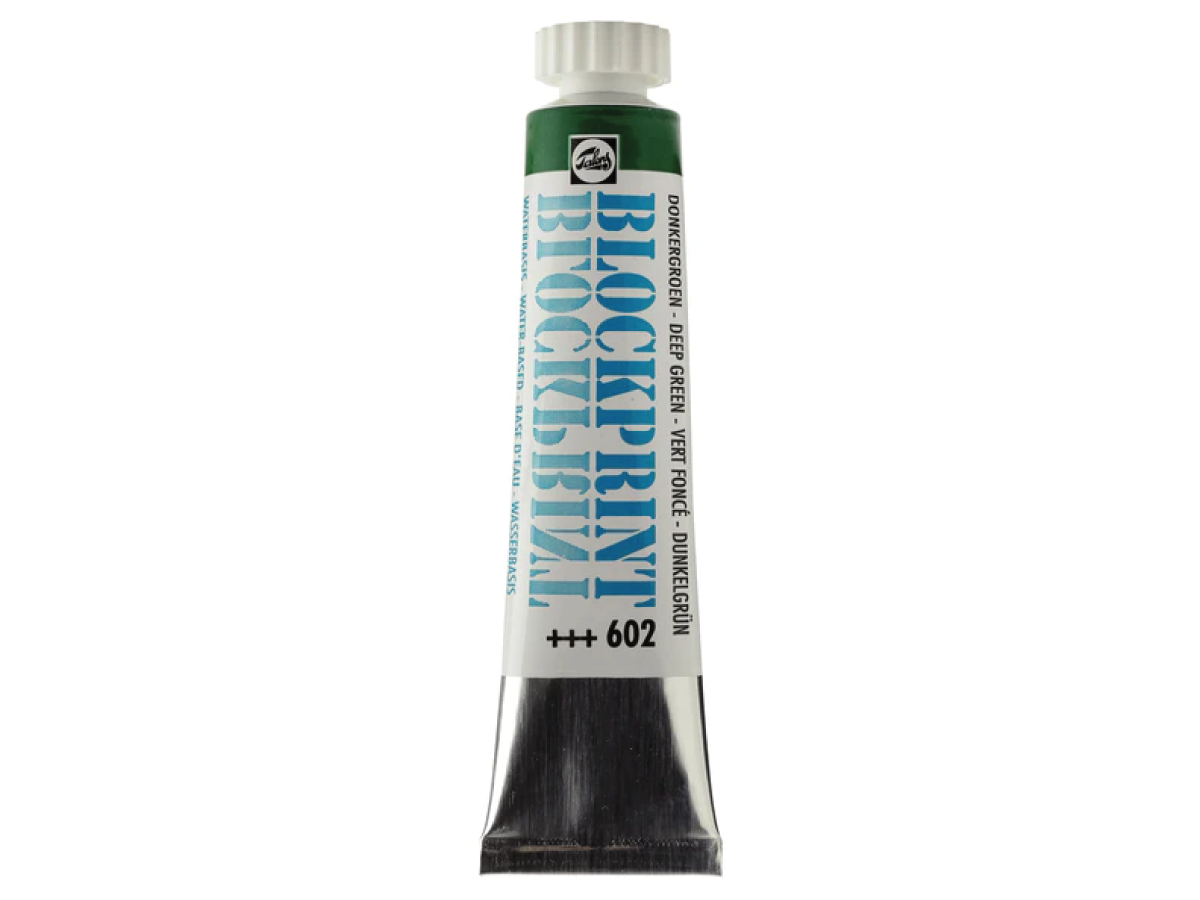 TALENS BLOCKPRINT DRUCKFARBE 20ML DUNKELGRÜN 602 1
