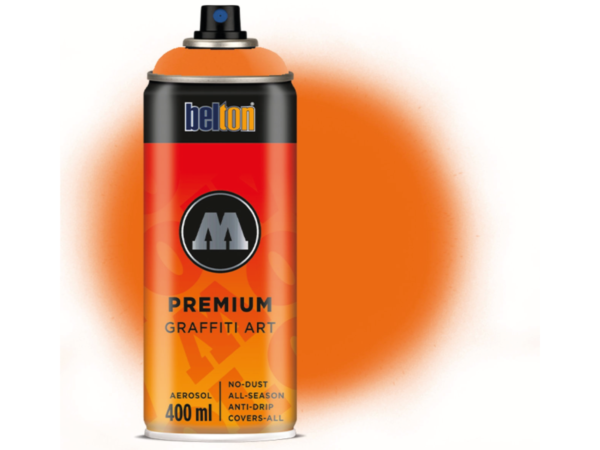 MOLOTOW PREMIUM 400ML 013 DARE ORANGE HELL 1