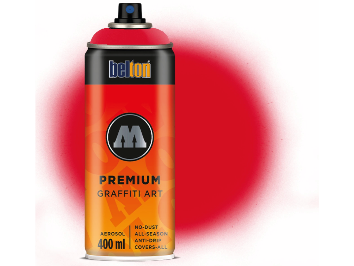 MOLOTOW BELTON PREMIUM 400ML 016 SWET 100 TRAFFIC RED 1