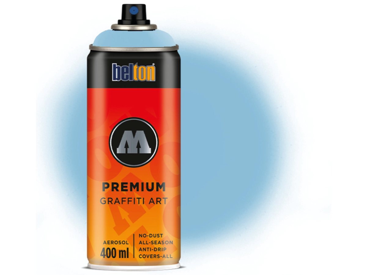 MOLOTOW PREMIUM 400ML 092 SHOCKBLAU HELL 1