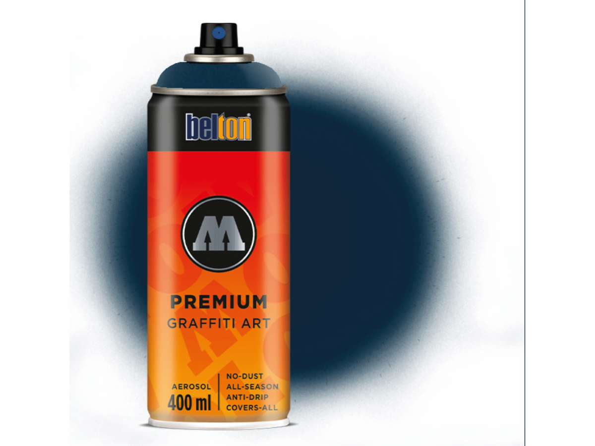 MOLOTOW BELTON PREMIUM 400ML 106 ECB PRUSSIAN BLUE DARK 1