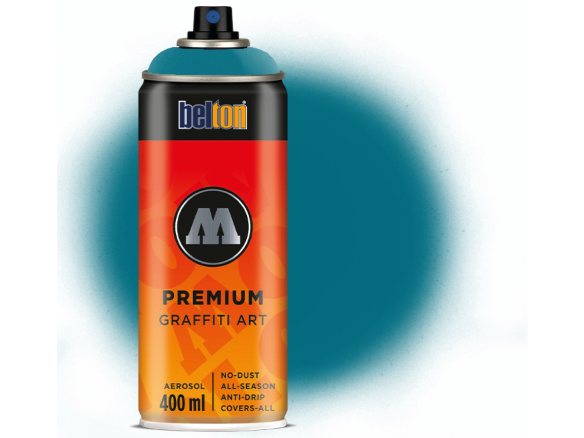 MOLOTOW BELTON PREMIUM 400ML 112 PETROL BLUE 1