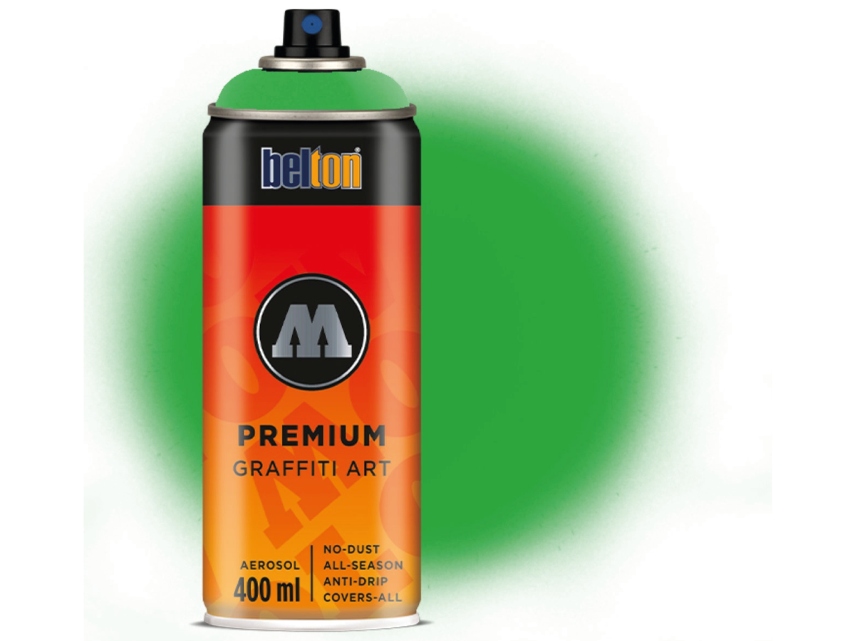 MOLOTOW BELTON PREMIUM 400ML 158 CLOVER GREEN 1