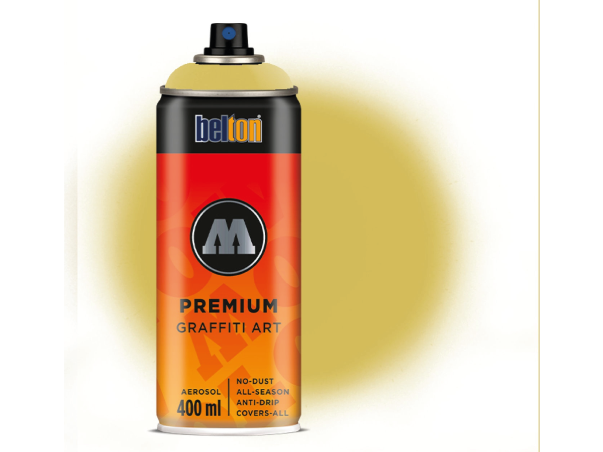 MOLOTOW BELTON PREMIUM 400ML 182 MUSTARD 1