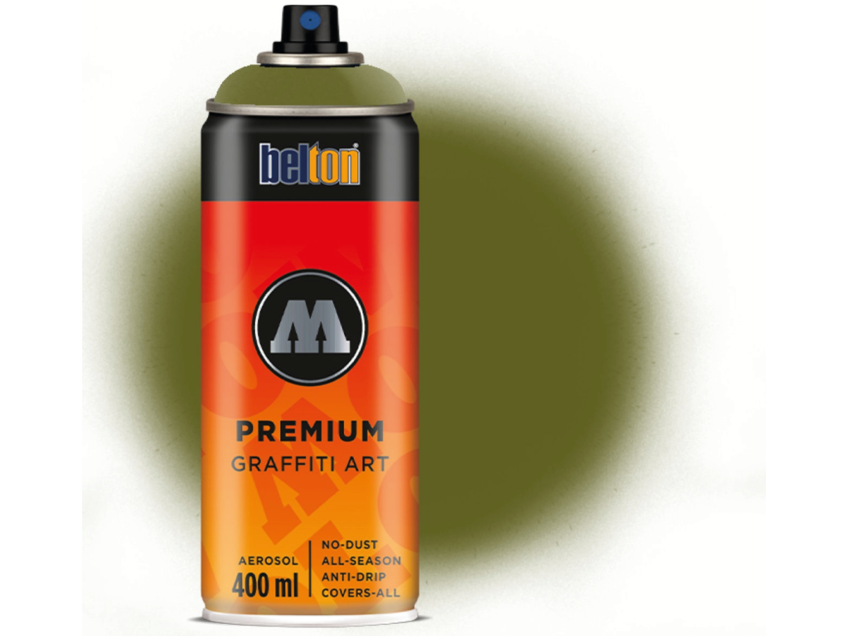MOLOTOW BELTON PREMIUM 400ML 181-2 NATURE GREEN MIDDLE OP=OP 1