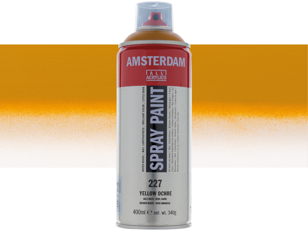 AMSTERDAM SPRAYPAINT 400ML 227 GELBER OCKER 1