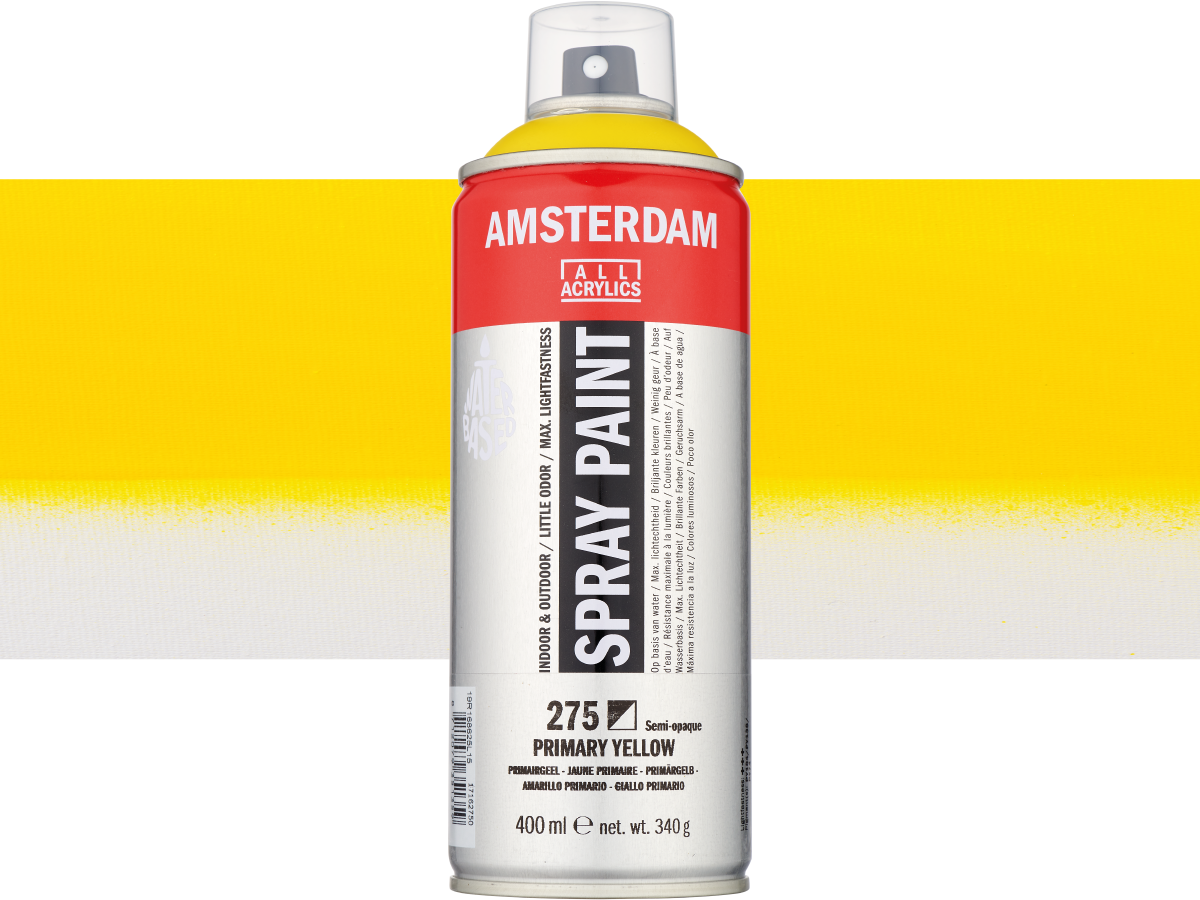 AMSTERDAM SPRAYPAINT 400ML 275 PRIMAIR GELB 1