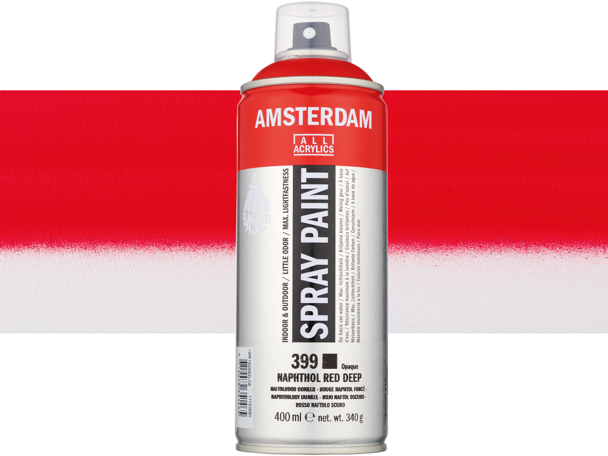 AMSTERDAM SPRAYPAINT 400ML 399 NAPHTOLROT DUNKEL 1