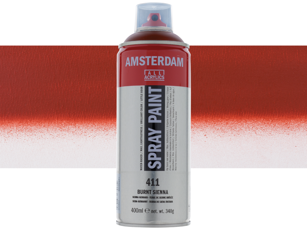 AMSTERDAM SPRAYPAINT 400ML 400ML 411 SIENA GEBRANTT 1