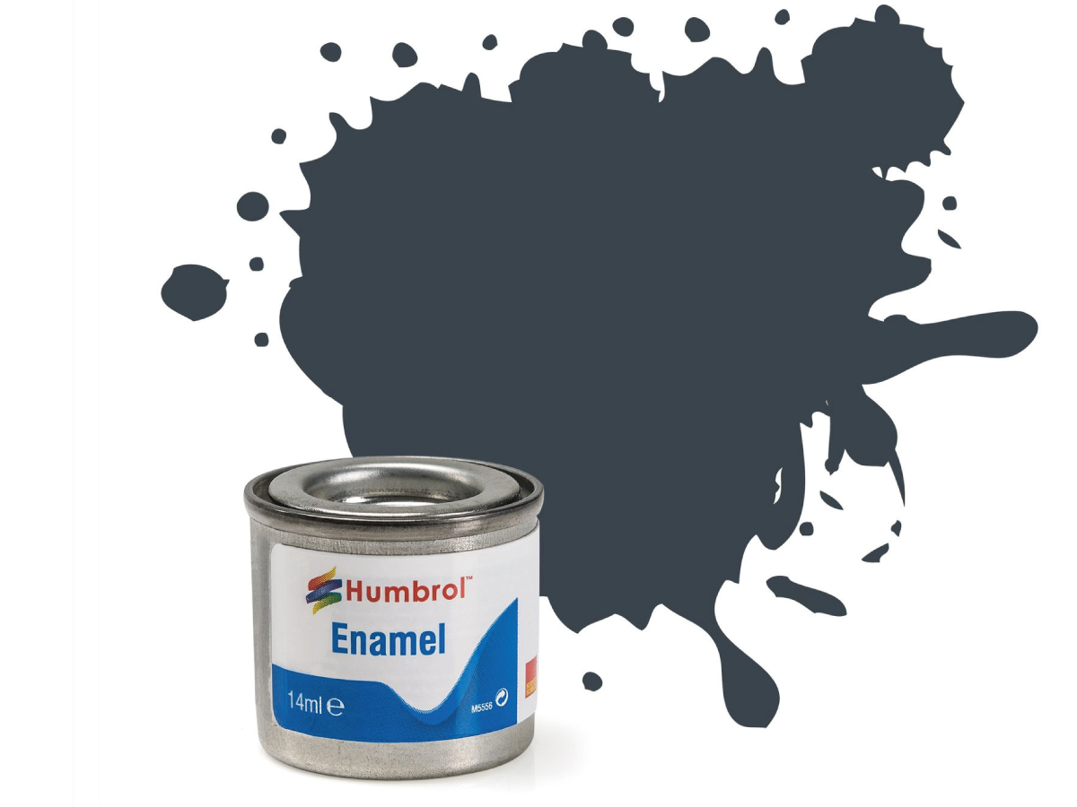 HUMBROL EMAILLE 14ML 032 DUNKELGRAU MATT 1