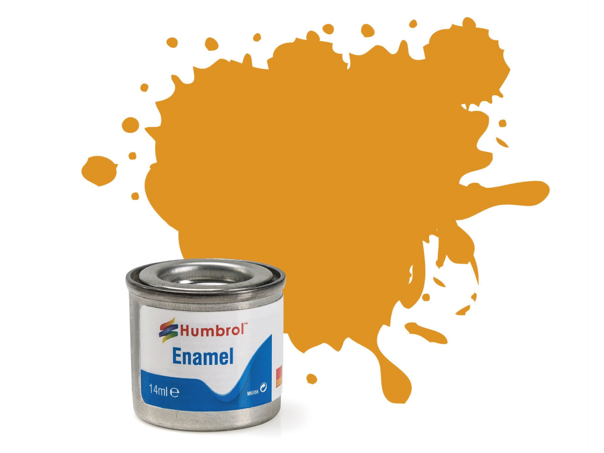 HUMBROL EMAILLE 14ML 054 MESSING METALLIC 1