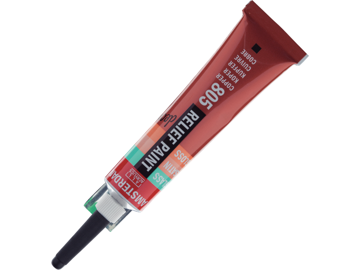 AMSTERDAM RELIEFPAINT 20ML 805 COPPER 1