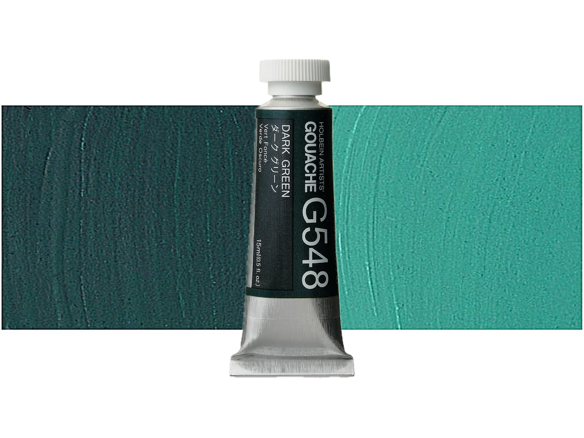 HOLBEIN ARTISTS' GOUACHE 15ML DARK GREEN G548 1