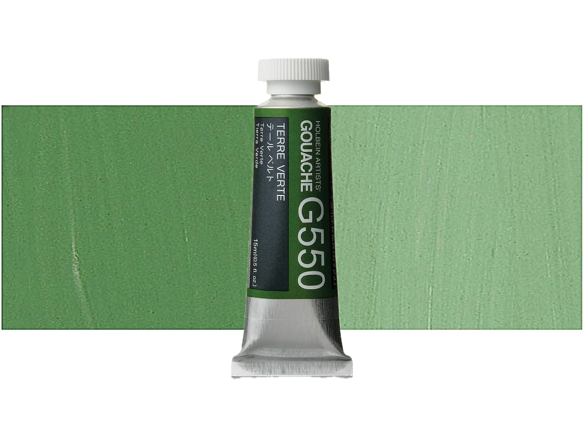 HOLBEIN ARTISTS' GOUACHE 15ML TERRE VERTE G550 1